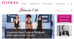 Desktop Screenshot of intimoda-magazine.com